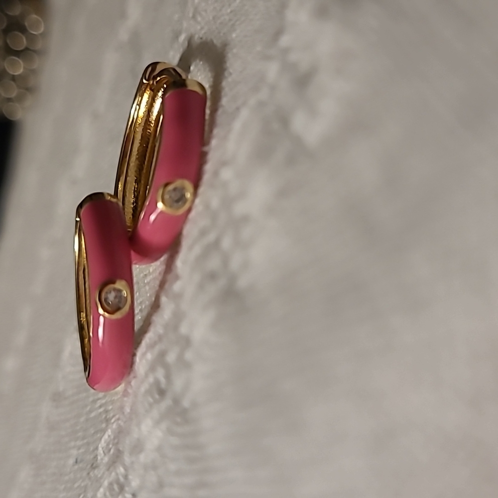 Pink Earrings